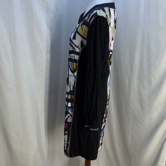 Simply Art by Dolcezza Abstract Dress color block paint XL graffiti DELK OMAHE - Picture 5 of 10